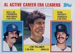 1984 Topps      717     Jim Palmer/Rollie Fingers LL